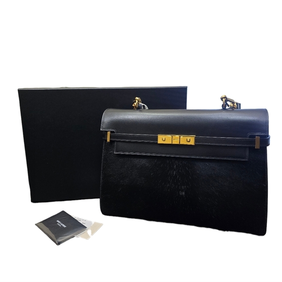 YSL Pony Hair Manhattan Bag - Picture 2 of 14